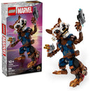 LEGO Marvel Rocket & Baby Groot Minifigure, Guardians of The Galaxy Inspired Marvel Toy for Kids, 76282