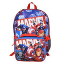 Marvel 16" School Backpack with Large Pocket & Rectangular Lunch Bag