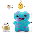 Fuggler Gold Fuggs by ZURU Funny Ugly Monster, Plush, Collectible, Toy (Splodge - Tank top)