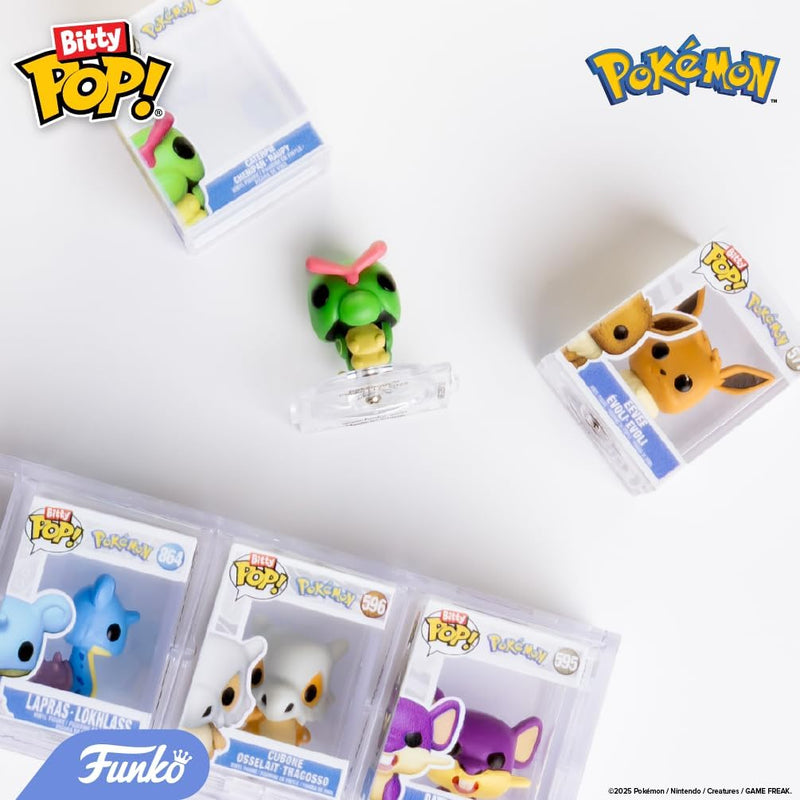 Funko Pop! Bitty: Pokemon - Squirtle, Eevee, Growlithe, and Psyduck - 0.9 Inch (2.2 Cm) Collectable