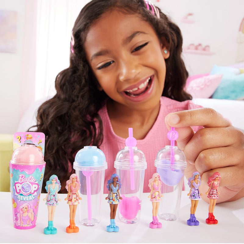 Barbie Mini BarbieLand Pop Reveal Dolls, 1.5-inch Doll with Surprise Sensory Reveal (Styles May Vary)