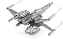 Metal Earth Star Wars Force Awakens Poe Dameron's X-Wing Fighter 3D Metal Model Kit Fascinations