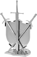 Metal Earth Premium Series Game of Thrones House Stark Sigil 3D Metal Model Kit Fascinations
