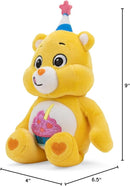 Care Bears 9" Bean Plush (Glitter Belly) - Birthday Bear - Soft Huggable Material!, Small