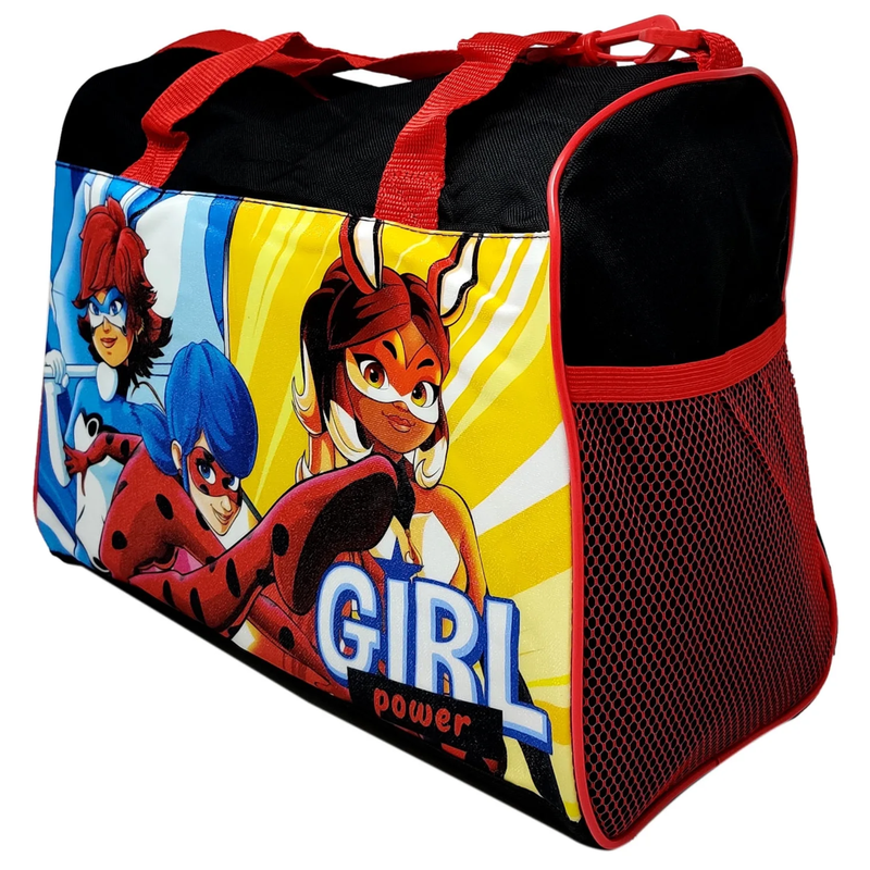 Miraculous Ladybug Duffel Bag Small Carry-On BunnyX Rena Rouge Girls Red Black