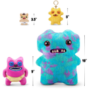 Fuggler Gold Fuggs by ZURU Funny Ugly Monster, Plush, Collectible, Toy (Greedy Grinner - Pants)