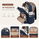 LOVEVOOK Laptop Backpack for Women with Pouch Pocket for Large Capacity,15.6 Inch Laptop Computer Bag Travel Backpack