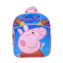 Girls Peppa Pig Small Mini Backpack 11" Smiles and Flowers