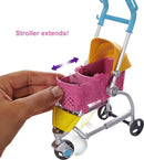 Barbie Stroll ‘N Play Pups Playset with Barbie Doll, 2 Puppies and Pet Stroller
