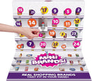 Mini Brands Advent Calendar 2023 by ZURU Mini Brands Limited Edition Advent Calendar with 4 Exclusive Minis, Mystery Collectibles Toys Comes with 24 Minis