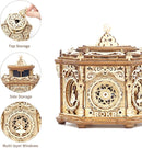 ROKR 3D Wooden Puzzles Music Box (Secret Garden) - Model Kits for Adults Spinning Musical Jewelry Box