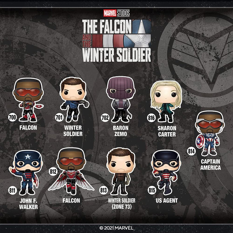 Funko POP! Marvel: The Falcon and the Winter Soldier - Captain America