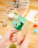 Rolife Farmhouse Kitchen Super Creator Kits, Tiny House Building Blocks for Little Dolls, DIY Plastic Model Building Kit