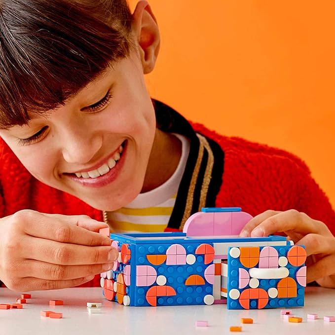 LEGO DOTS Desk Organizer 41907 DIY Craft Decorations Kit, Building Toy