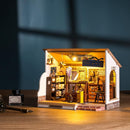 Rolife Kiki's Magic Emporium DIY Miniature House Kit Magic House, Mini House Making Kit with Furniture,