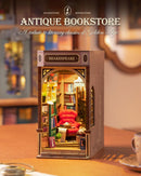 Rolife DIY Book Nook Kit 3D Wooden Puzzles for Adults 8.6" Bookstore Miniature House Kit Booknook Bookshelf Insert Decor