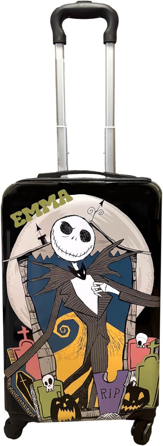 Nightmare Before Christmas 18" Hard Sided Luggage w/4 Spinner Wheels