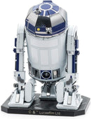 Metal Earth Puzzle 3D Premium Series R2-D2 Star Wars Metal Puzzles Buildable Model Kit