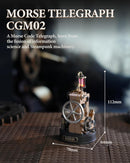 ROKR Morse Telegraph Metal 3D Puzzle Mechanical Model Kits, Plastic DIY Industrial City Crafts Gifts