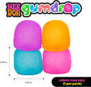 Schylling NeeDoh Gumdrop - Textured Sensory Toy with Super Solid Squish - 2.5" Tall - Colors May Vary (Pack of 1)