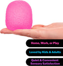 Schylling NeeDoh Gumdrop - Textured Sensory Toy with Super Solid Squish - 2.5" Tall - Colors May Vary (Pack of 1)