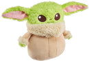 Mattel Star Wars Grogu Plush 12-inch Toy Figure, Soft 'n Fuzzy Character Doll with Sounds, Press Hands to Activate