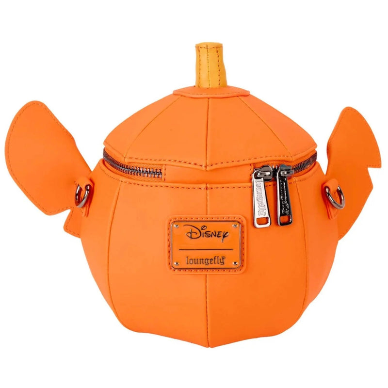 Loungefly Disney Stitch Pumpkin Head Figural Glow Crossbody Bag, Halloween Style
