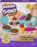 Kinetic Sand Scents, Ice Cream Treats Playset with 3 Colors of All-Natural Scented Sand