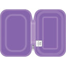 Disney Frozen Purple Molded Pencil Case with Anna and Elsa for Organization