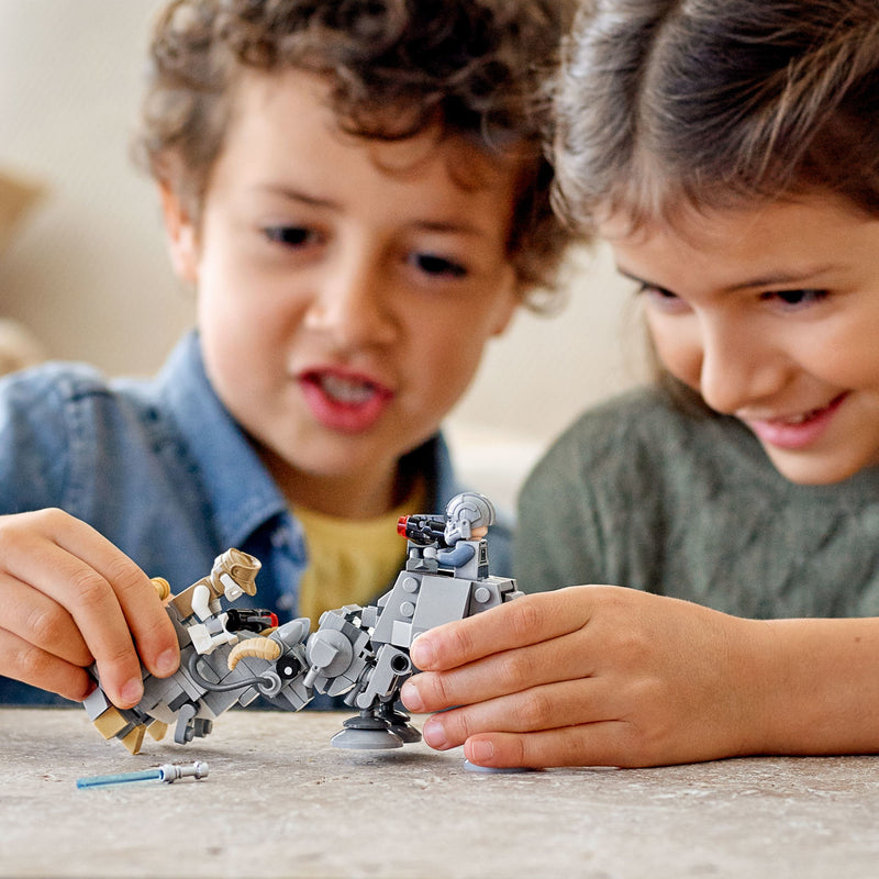 LEGO Star Wars AT-AT vs. Tauntaun Microfighters 75298 Building Toy (205 Pieces)