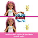 Barbie Cutie Reveal Chelsea Doll & Accessories, Color Dream Series Small Doll in Animal Costume with 6 Surprises Including Color Change (Styles May Vary)