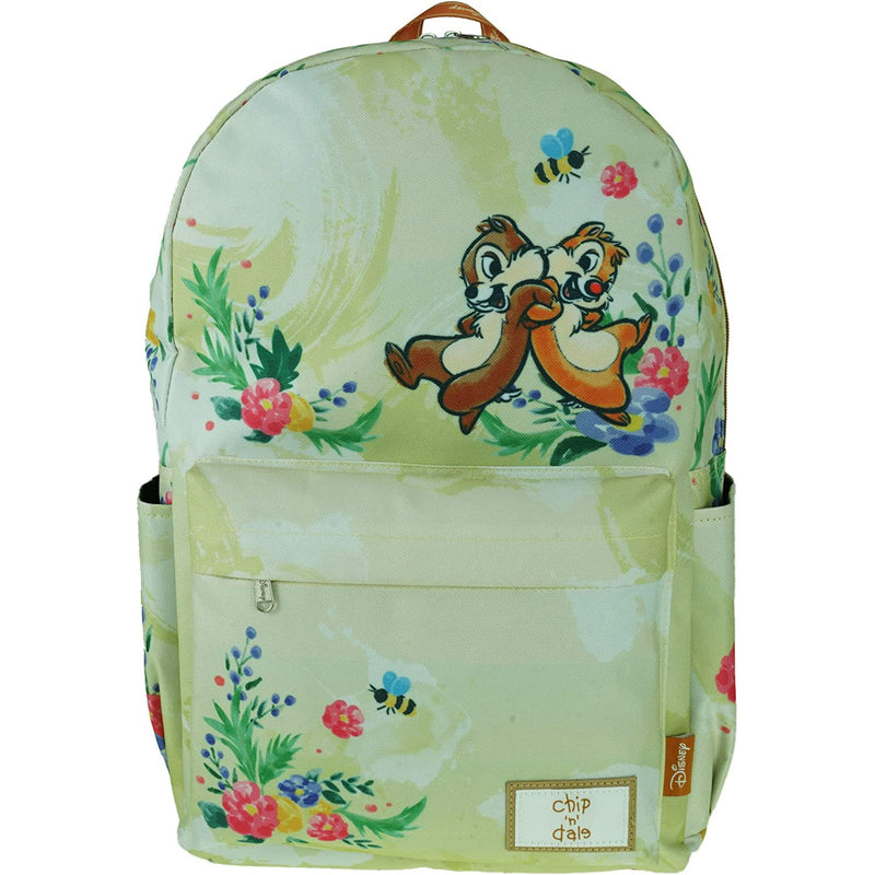 Disney Chip 'N Dale Backpack 17" with Laptop Compartment for School, Travel, and Work Black