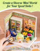 Rolife DIY Miniature Doll House Kit with Furniture for Children Adult Wooden Kits Toy (Nature Energy Fruits)