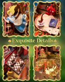 Rolife Book Nook Kit Fall into Wonder DIY Miniature Kit, 9.9" Tree Hollow Booknook 3D Wooden Puzzle
