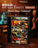 ROKR 3D Puzzle for Adults, Electric Marble Run Model Kits, Parallel World Hip-hop Street, Desk Decoration