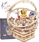 ROKR 3D Puzzles for Adults-Starry Night Music Box Kit-Wooden Puzzles Science Gifts for Adults-Gifts
