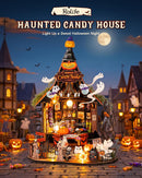 Rolife DIY Miniature Doll House Kit with Furniture for Children Adult Wooden Kits Toy (Haunted Candy House)