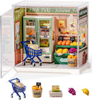 Rolife DIY Miniature Doll House Kit with Furniture for Children Adult Wooden Kits Toy (Nature Energy Fruits)