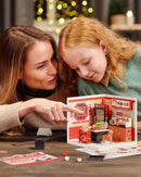 Rolife Super Creator Series, DIY Mini Panda Hot Pot Dollhouse House Kit, Bulid Scenary for Action Collectible Figures