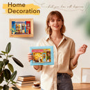 Rolife DIY Miniature House Kit, Mini Wooden Dollhouse Kit for Adults to Build, 3D Shadow Box Frame Decor Diorama Kit