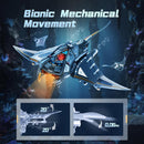 ROKR Mechanical Manta Ray 3D Metal Model Puzzle for Adults & Teens, Mechanical STEM Model Building Kit