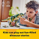 LEGO Creator 3 in 1 T Rex Toy - Dinosaur Toy Building Set for Kids, Boys & Girls, Ages 9+ - 3 Building Options, T-Rex to Triceratops to Pterodactyl - Gift Idea for Birthdays - 31151