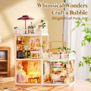 Rolife Midsummer Dream Yard Super Creator Kits, Miniature House Kit, DIY Plastic House Building Toy Set with LED