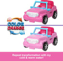 Barbie Mini BarbieLand Doll & Vehicle Set with 1.5-inch Doll, Color-Change SUV & Tent Accessory
