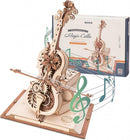 ROKR 3D Wooden Puzzles for Adults,Wooden Music Box Kits-Cello Wood Model Kits for Adults to Build