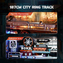 ROKR 3D The Last City (With Automatic Ascent Set) Puzzles Building Toy Sets Marble Run Model Kits for Adults