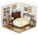 Rolife Sweet Dream Bedroom DIY Miniature House Kit Mini Dollhouse Building Toy Set Plastic Tiny Room Making Kit