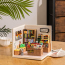 Rolife Fascinating Book Store LED Building Blocks for Adults,1:24 Toy Building Sets,Model Building Kits