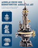ROKR Navi Lighthouse Mechanical 3D Puzzle, Lighted DIY Building Set for Adults, Metal Building Kits
