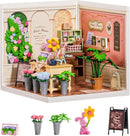 Rolife Super Creator Kits Fresh Flower Shop, Tiny House Building Blocks , DIY Plastic Mini House Model Building Kits